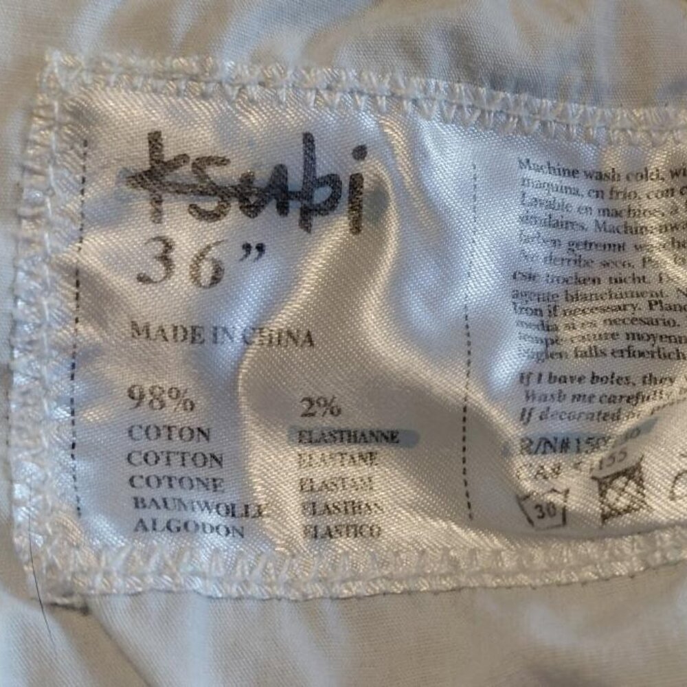 NWOT Ksubi Chitchi Kut Nimbus Button Front Jeans - image 2